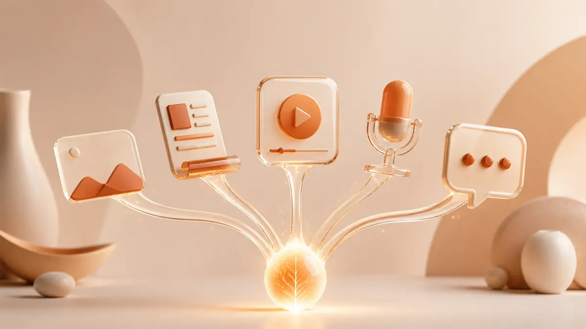 Illustratie bij Content repurposing: 1 idee, 5 formaten