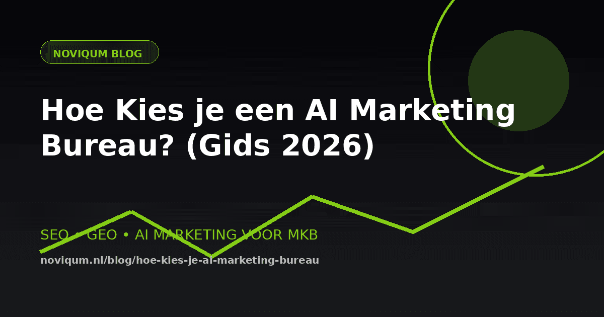Checklist AI-marketingbureau kiezen illustratie