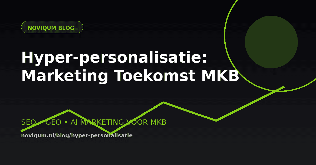 Hyper personalisatie marketing illustratie